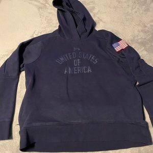 Ua men’s blue hoodie large